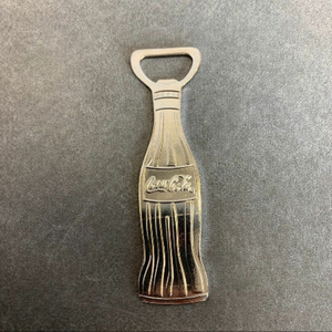 🛍3/$20 COCA-COLA silver tone collectors item bottle opener